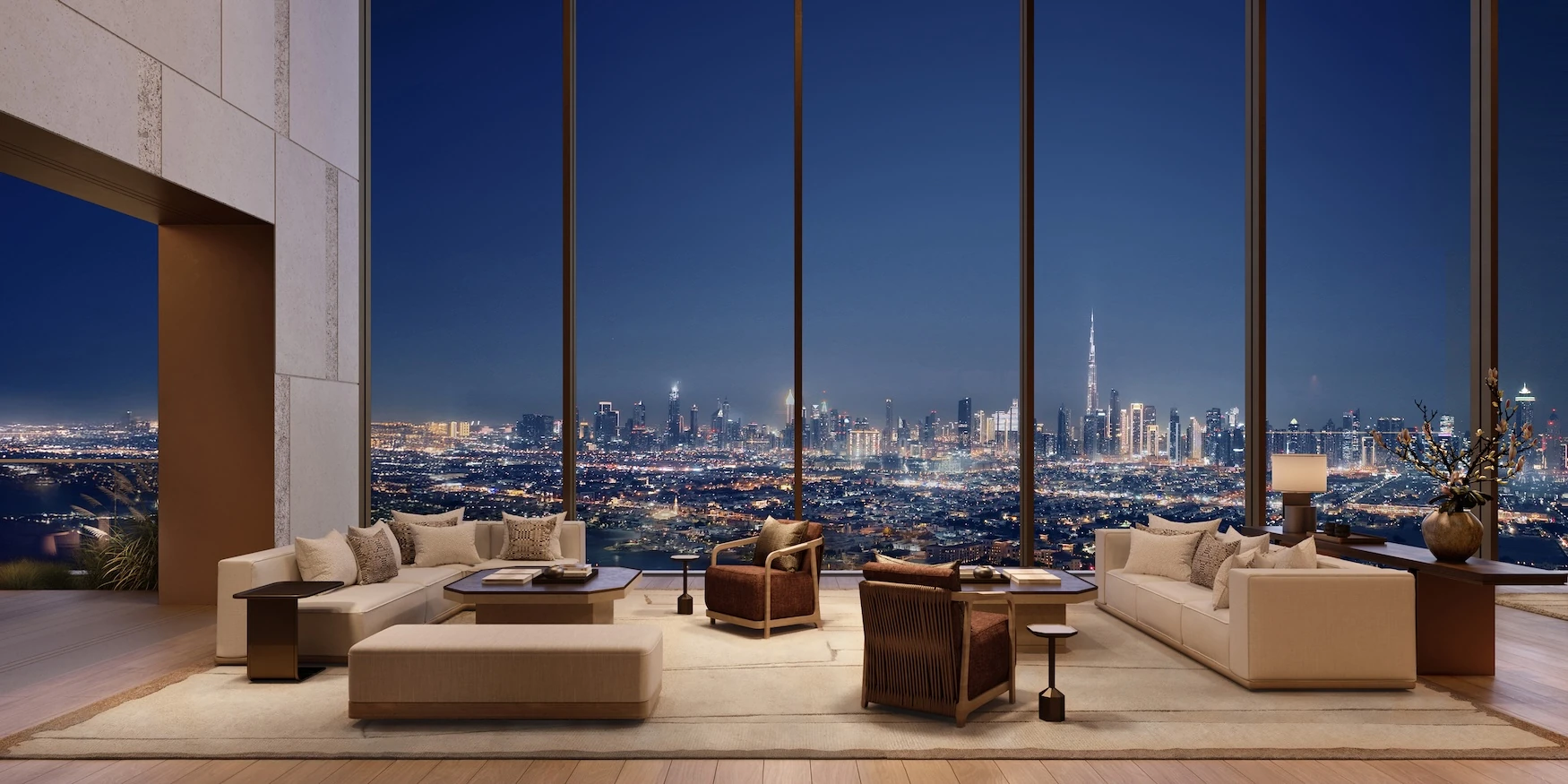 Aman Dubai Hotel & Residences — vue architecturale officielle