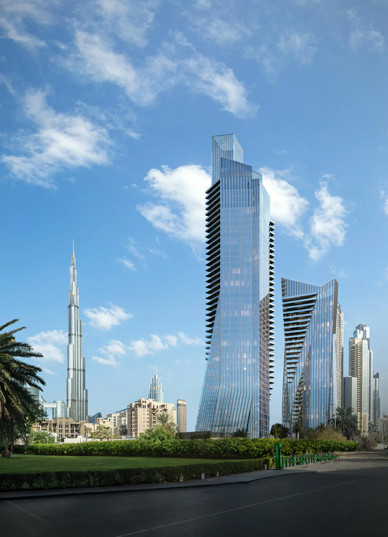 Baccarat Hotel & Residences — vue architecturale officielle