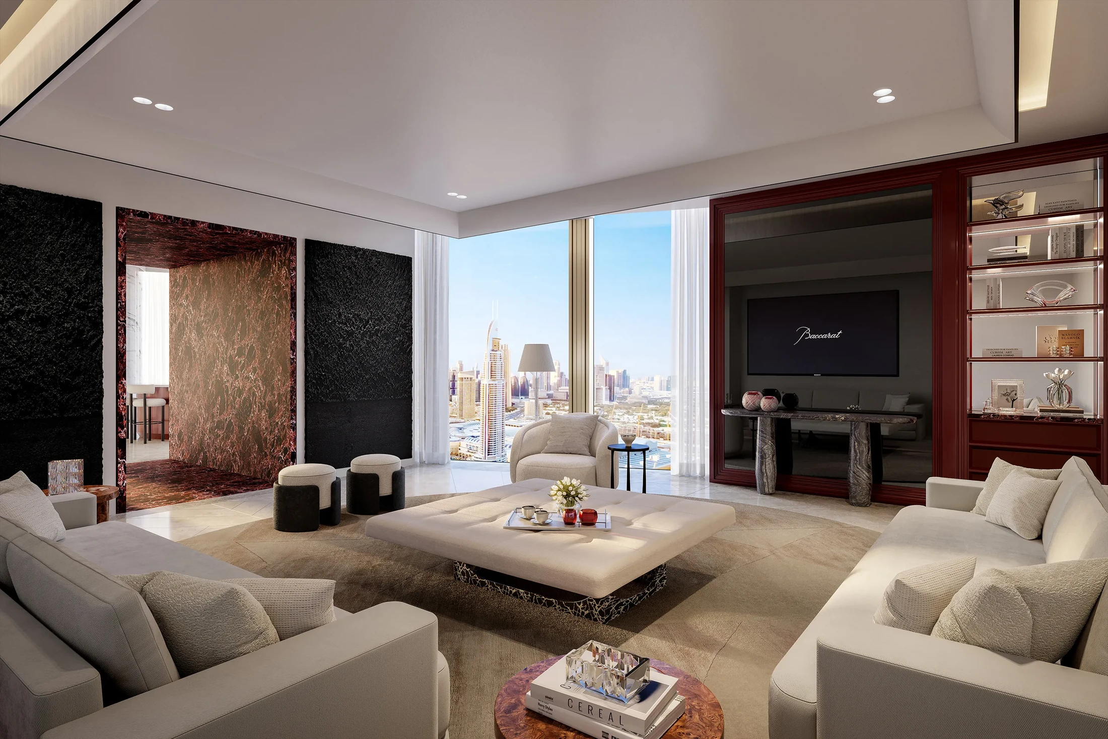 Baccarat Hotel & Residences — vue architecturale officielle