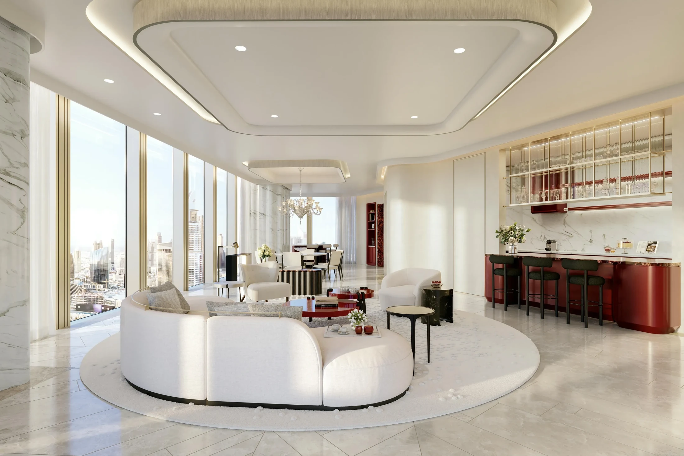 Baccarat Hotel & Residences — vue architecturale officielle