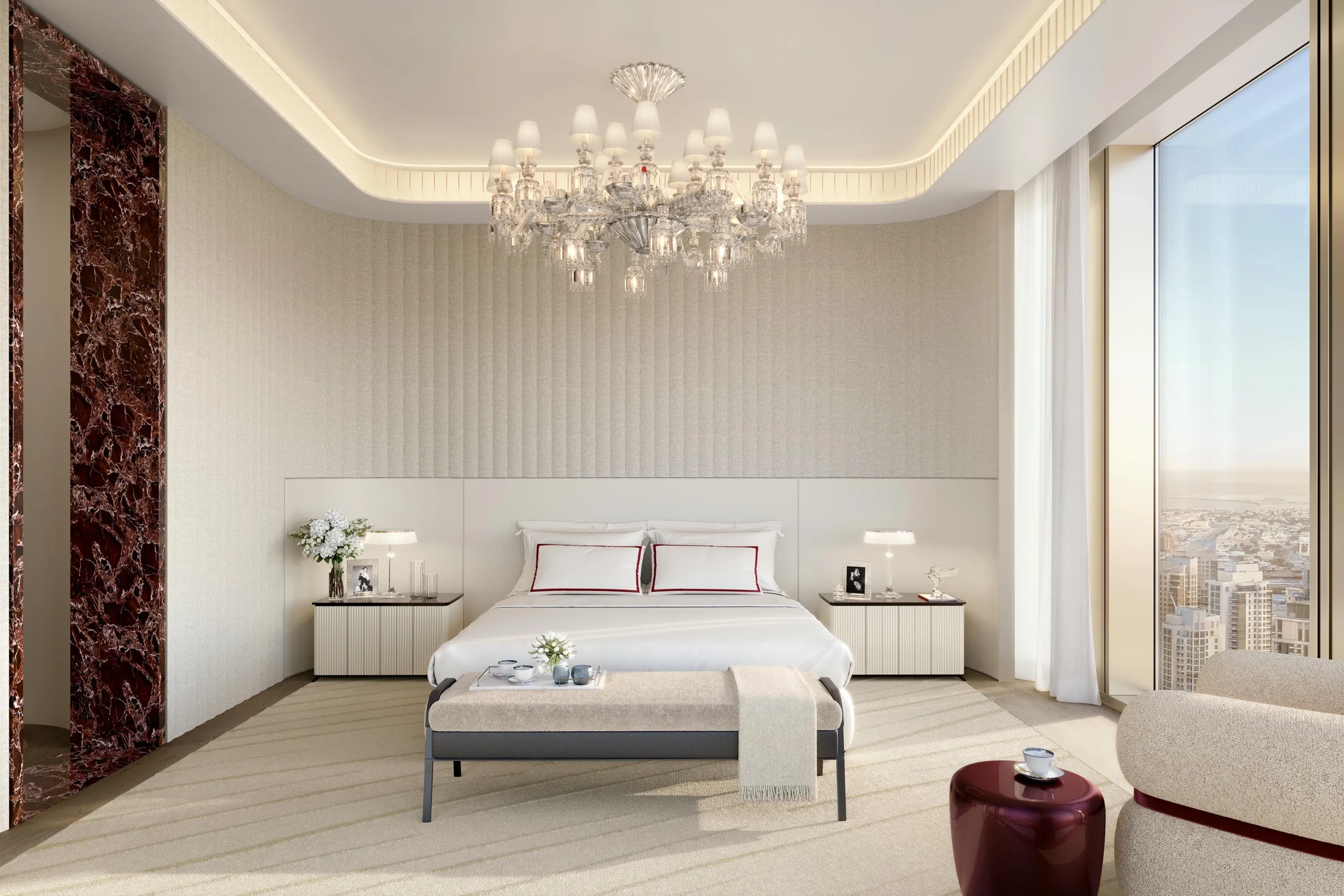 Baccarat Hotel & Residences — vue architecturale officielle