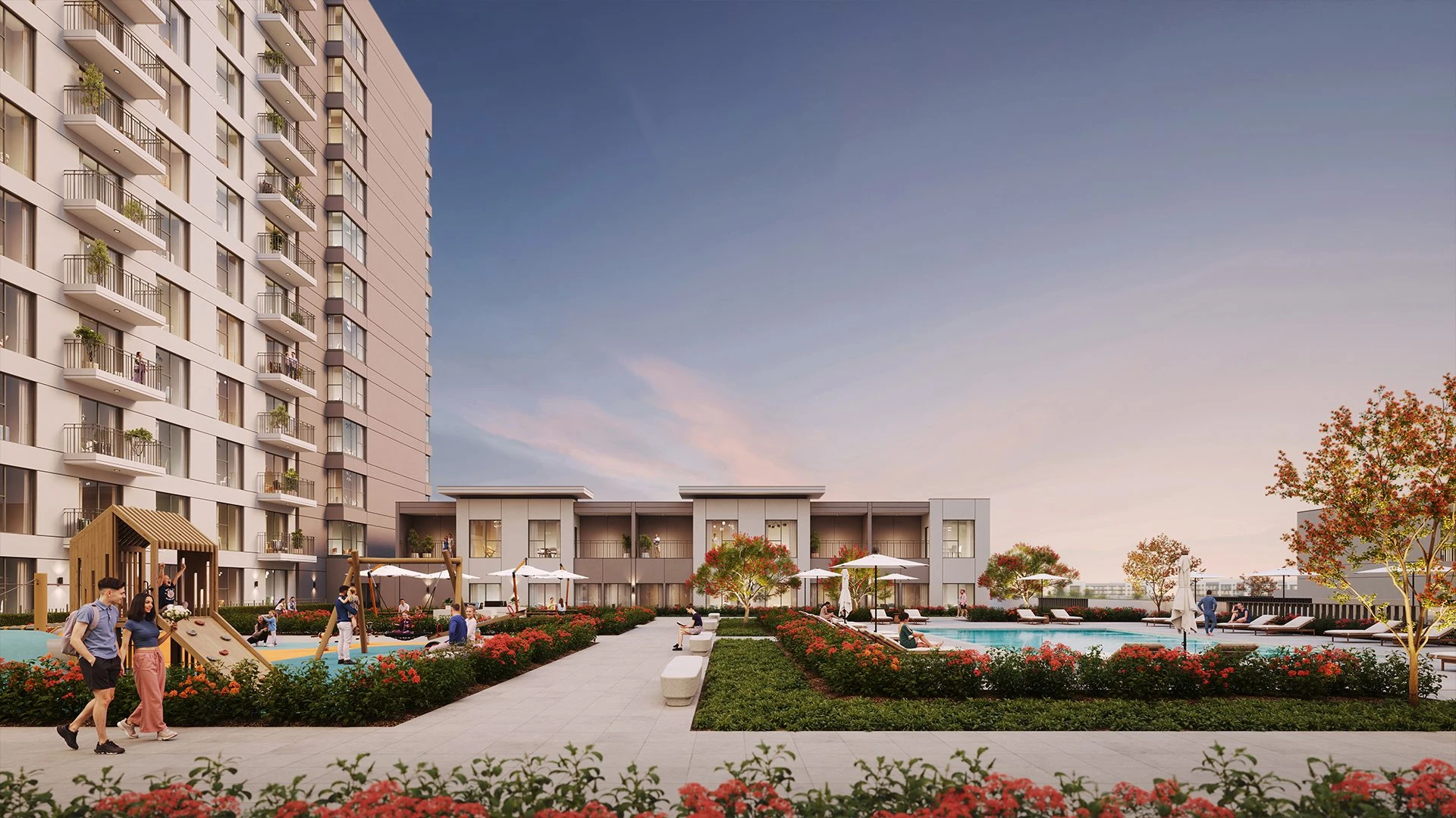 Evelyn on the Park — vue architecturale officielle