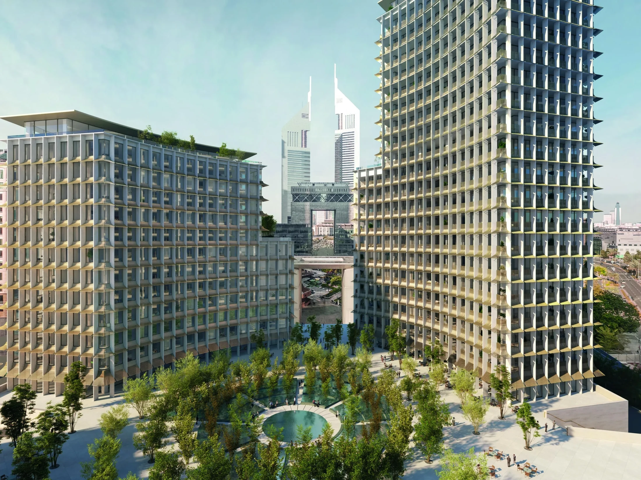 Four Seasons Private Residences Dubai at DIFC — vue architecturale officielle