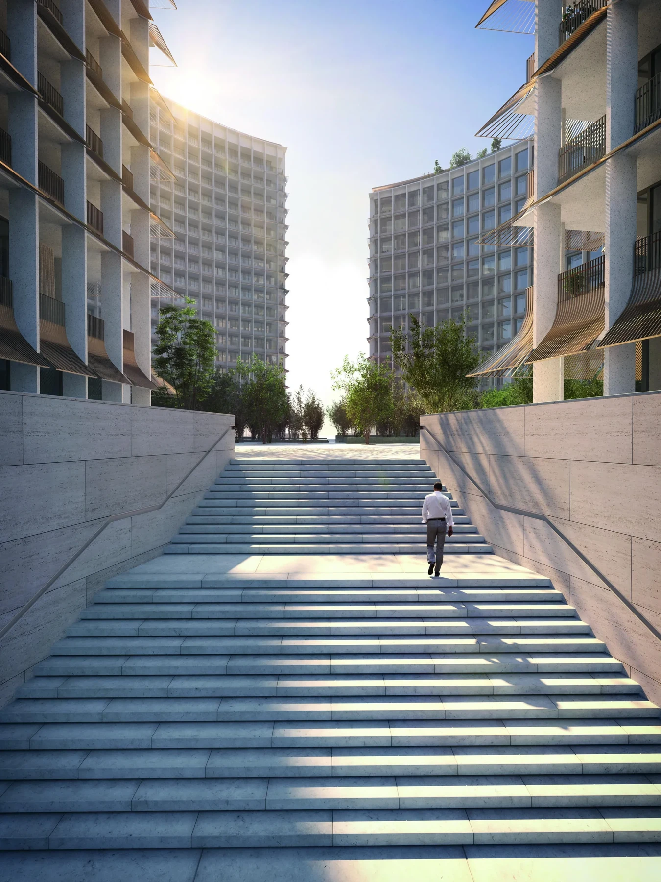 Four Seasons Private Residences Dubai at DIFC — vue architecturale officielle