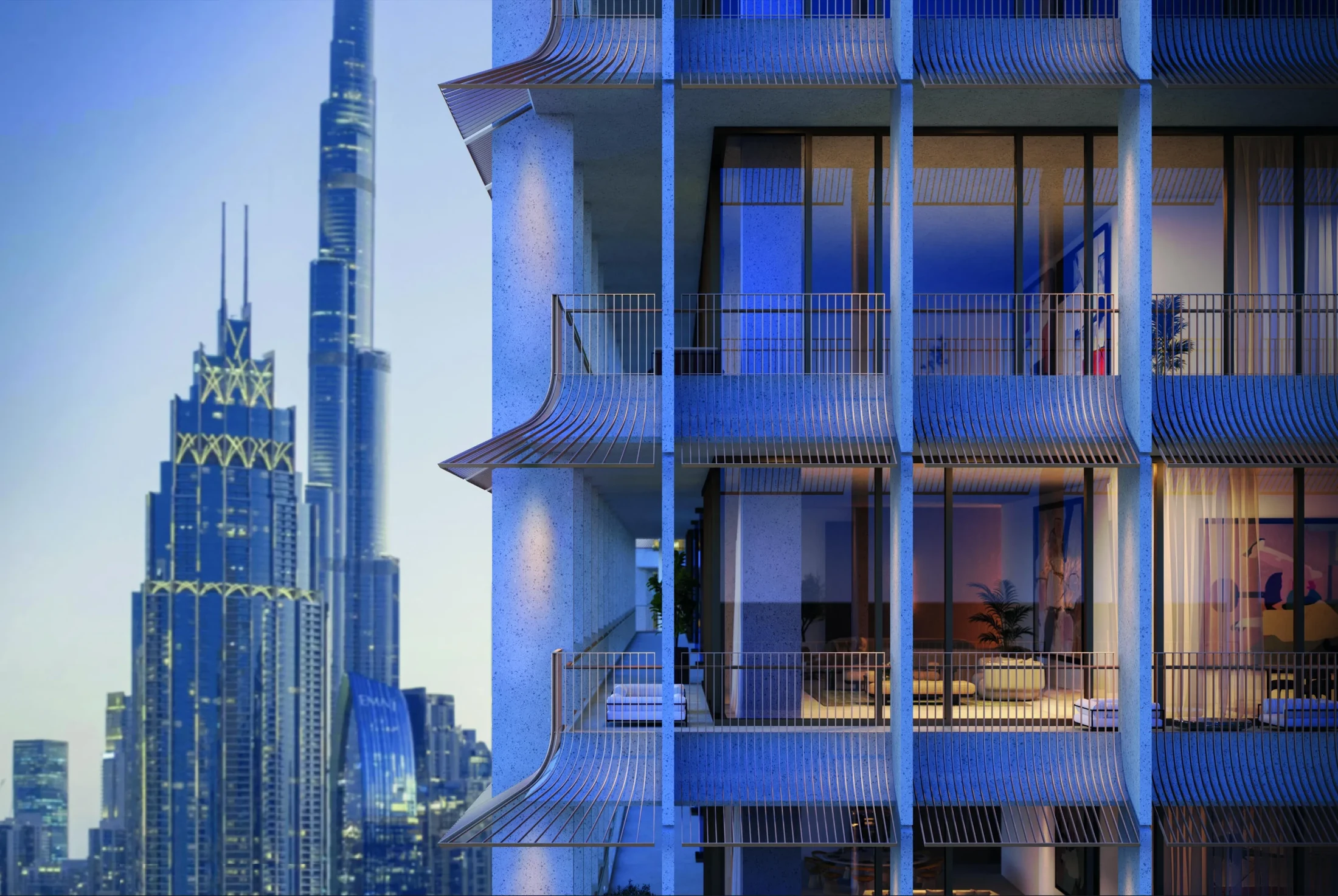 Four Seasons Private Residences Dubai at DIFC — vue architecturale officielle