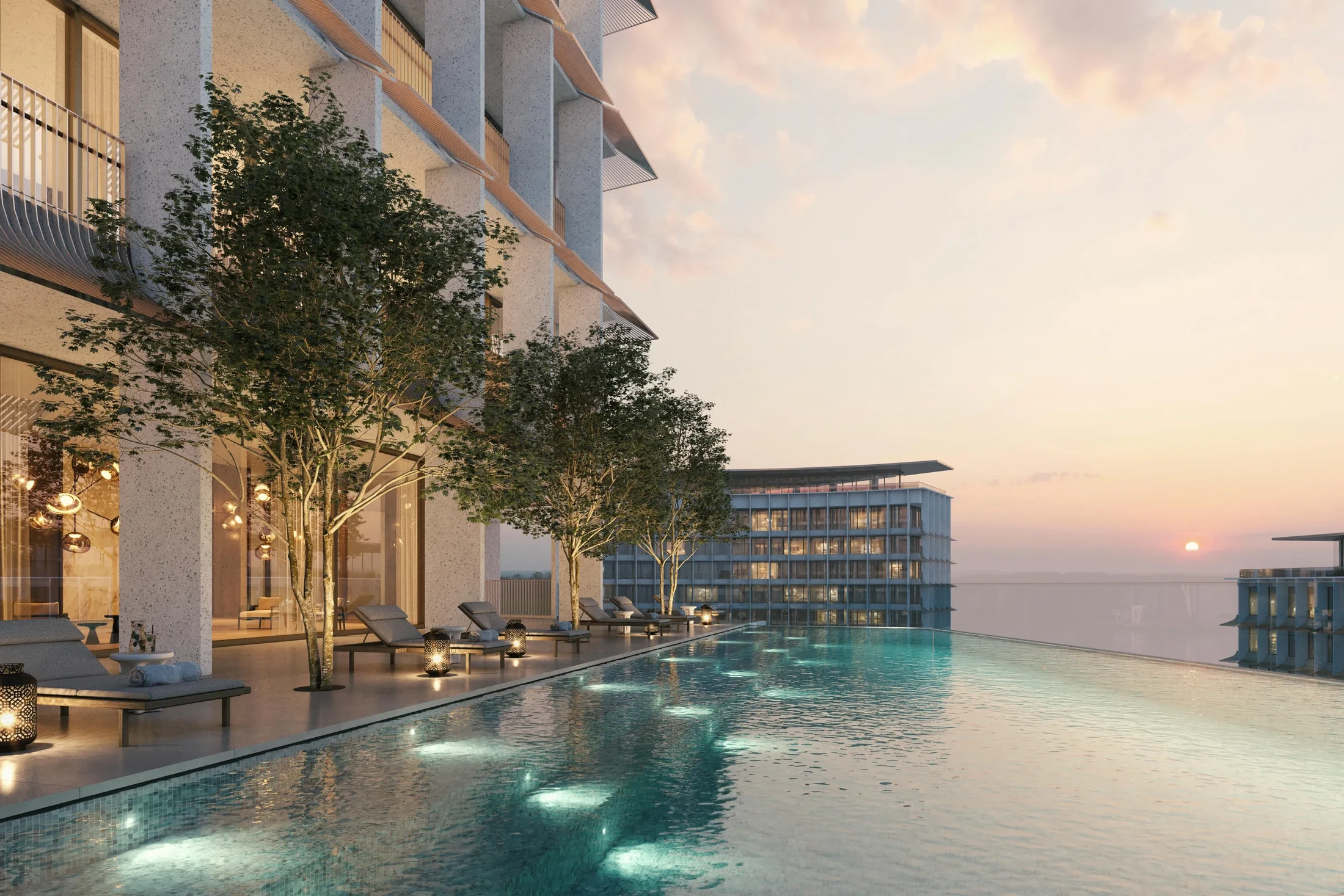 Four Seasons Private Residences Dubai at DIFC — vue architecturale officielle