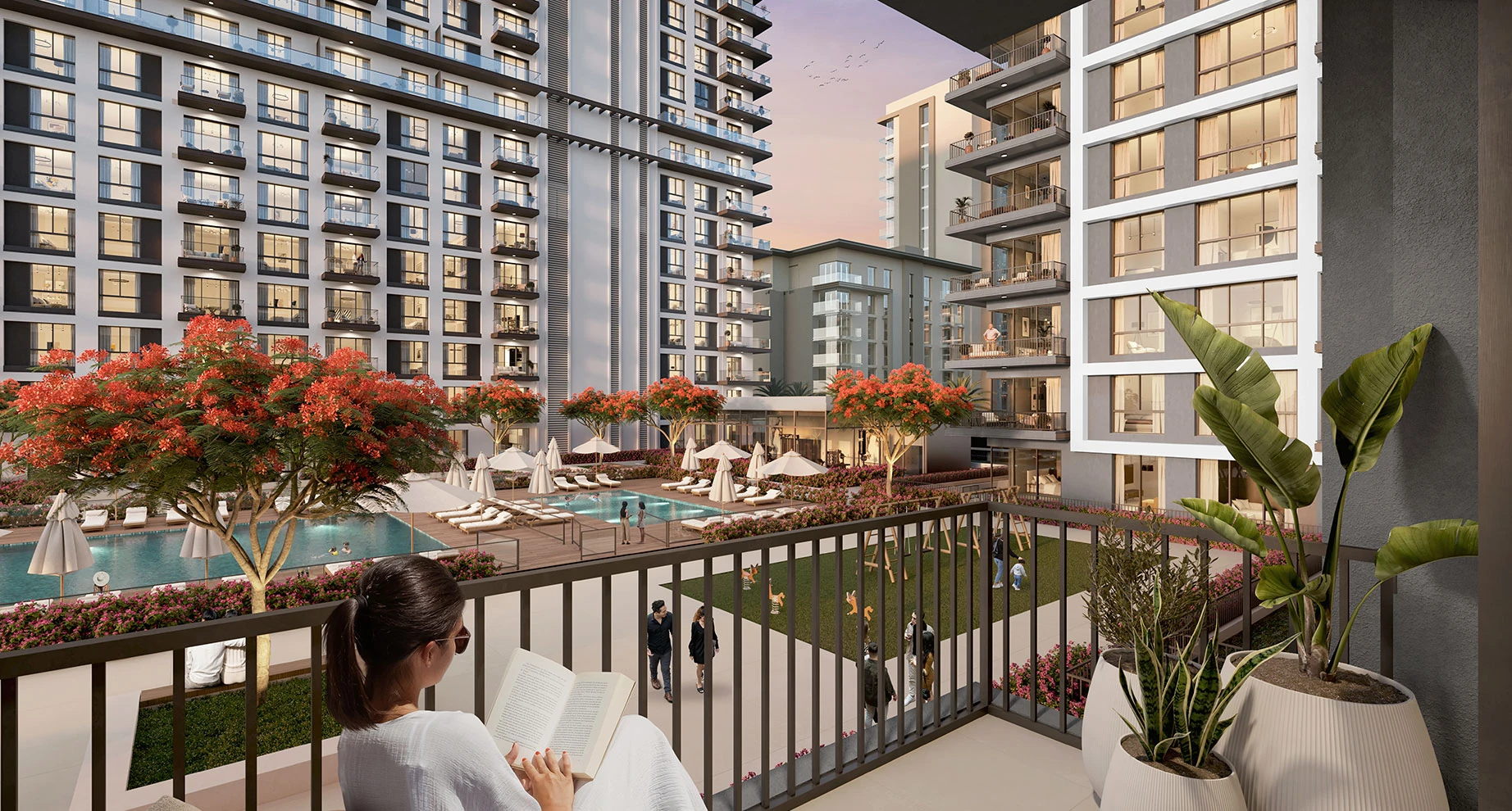Grove on the Park — vue architecturale officielle