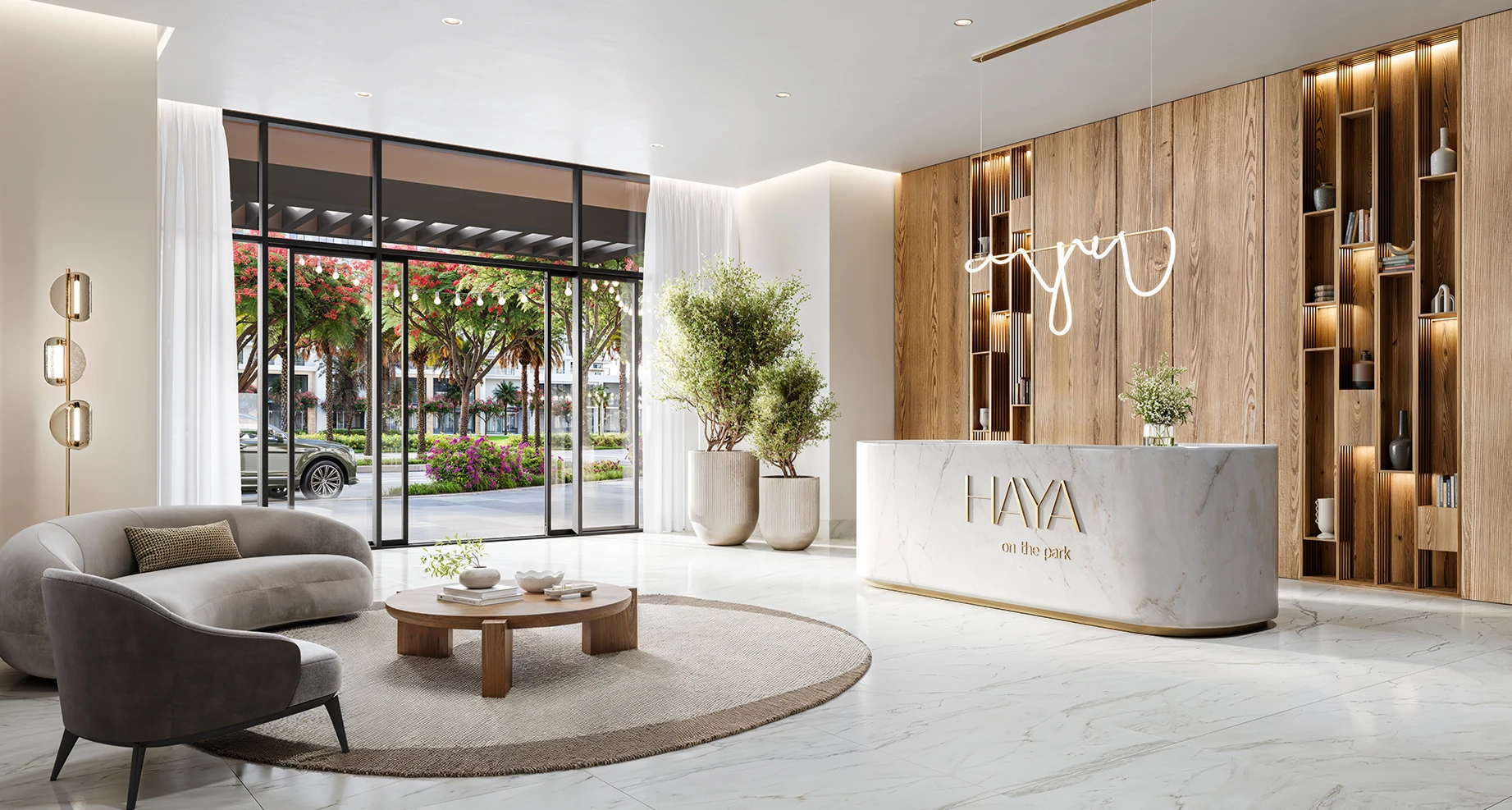 Haya on the Park — vue architecturale officielle
