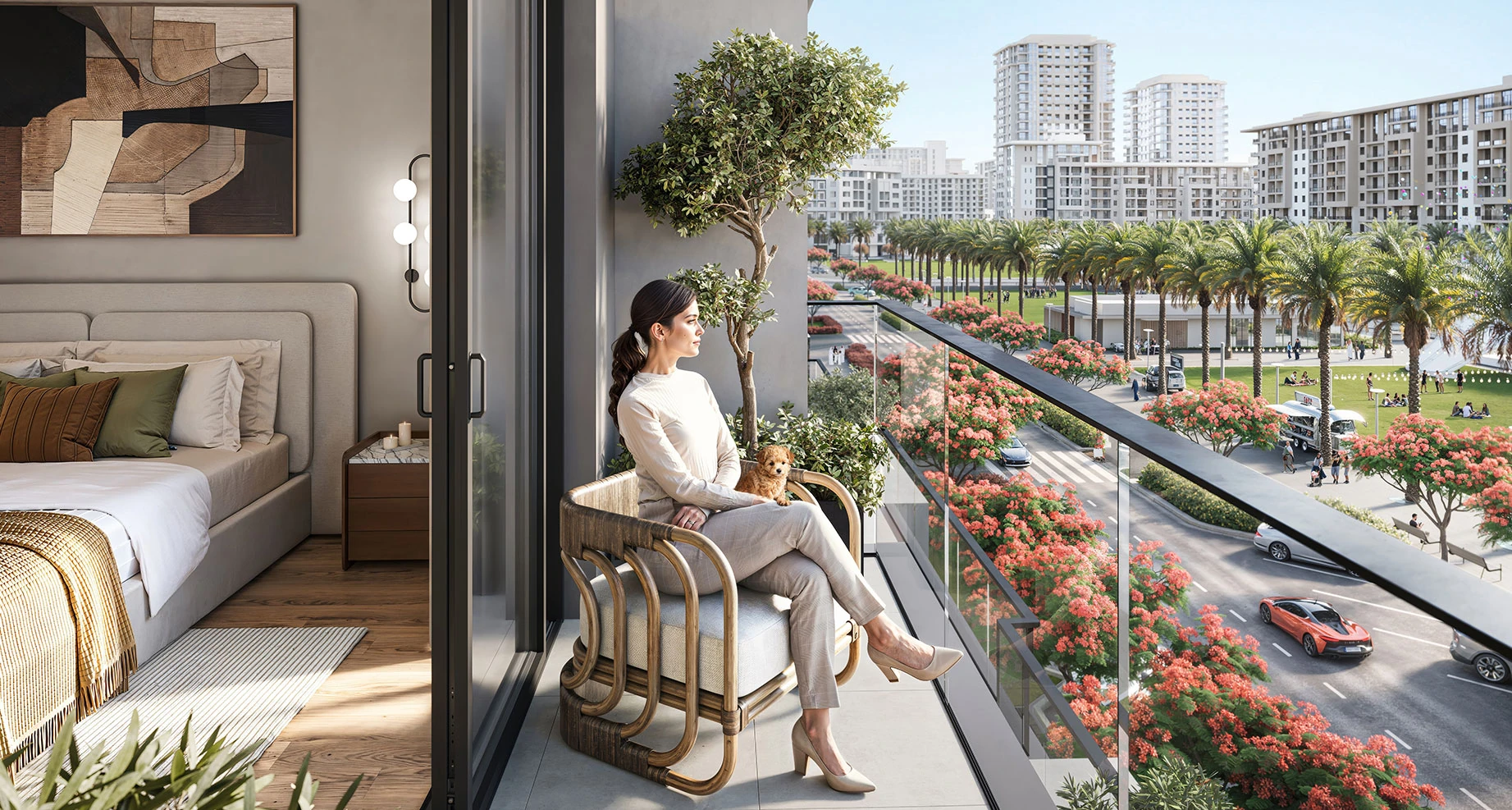 Lana on the Park — vue architecturale officielle