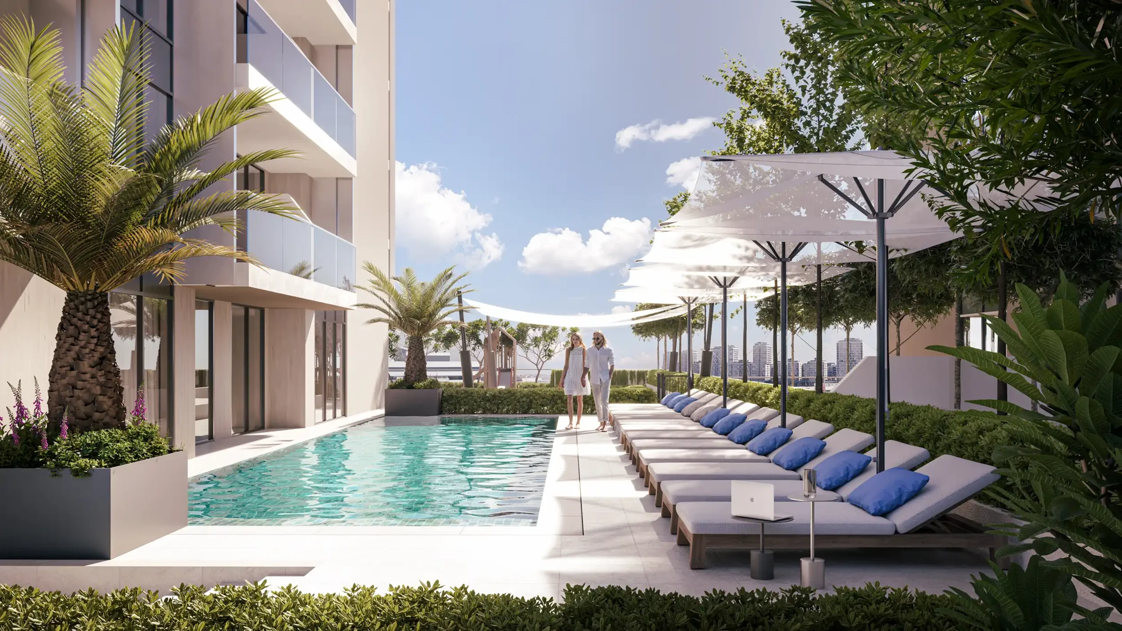 LUM1NAR TOWER 1 — vue architecturale officielle