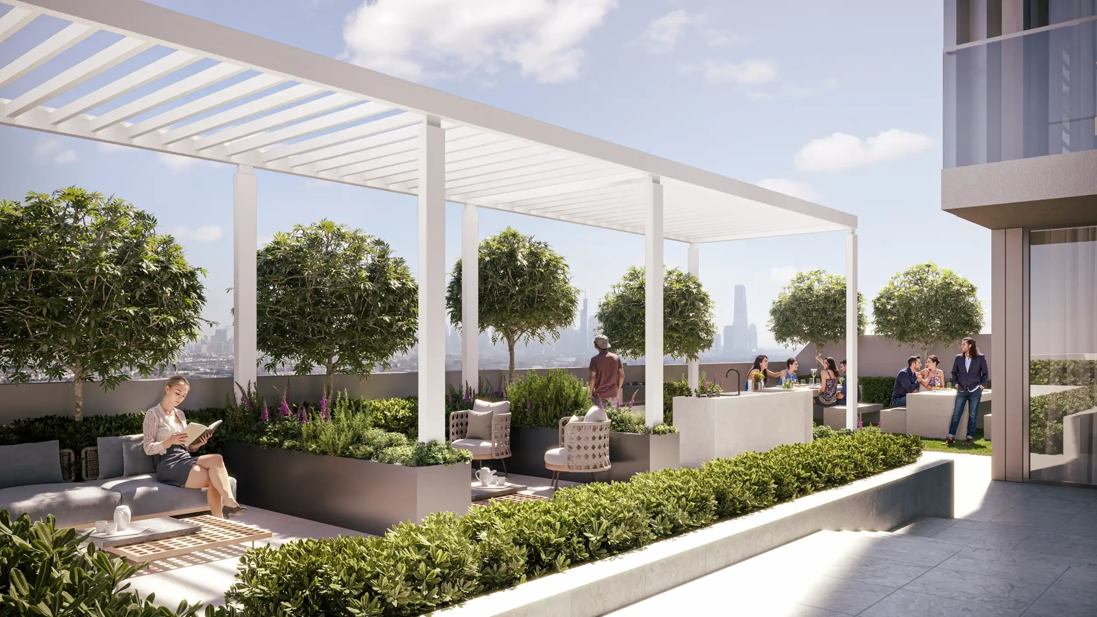 LUM1NAR TOWER 2 — vue architecturale officielle