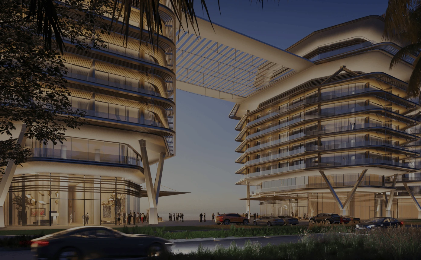 Peninsula Dubai Residences — vue architecturale officielle