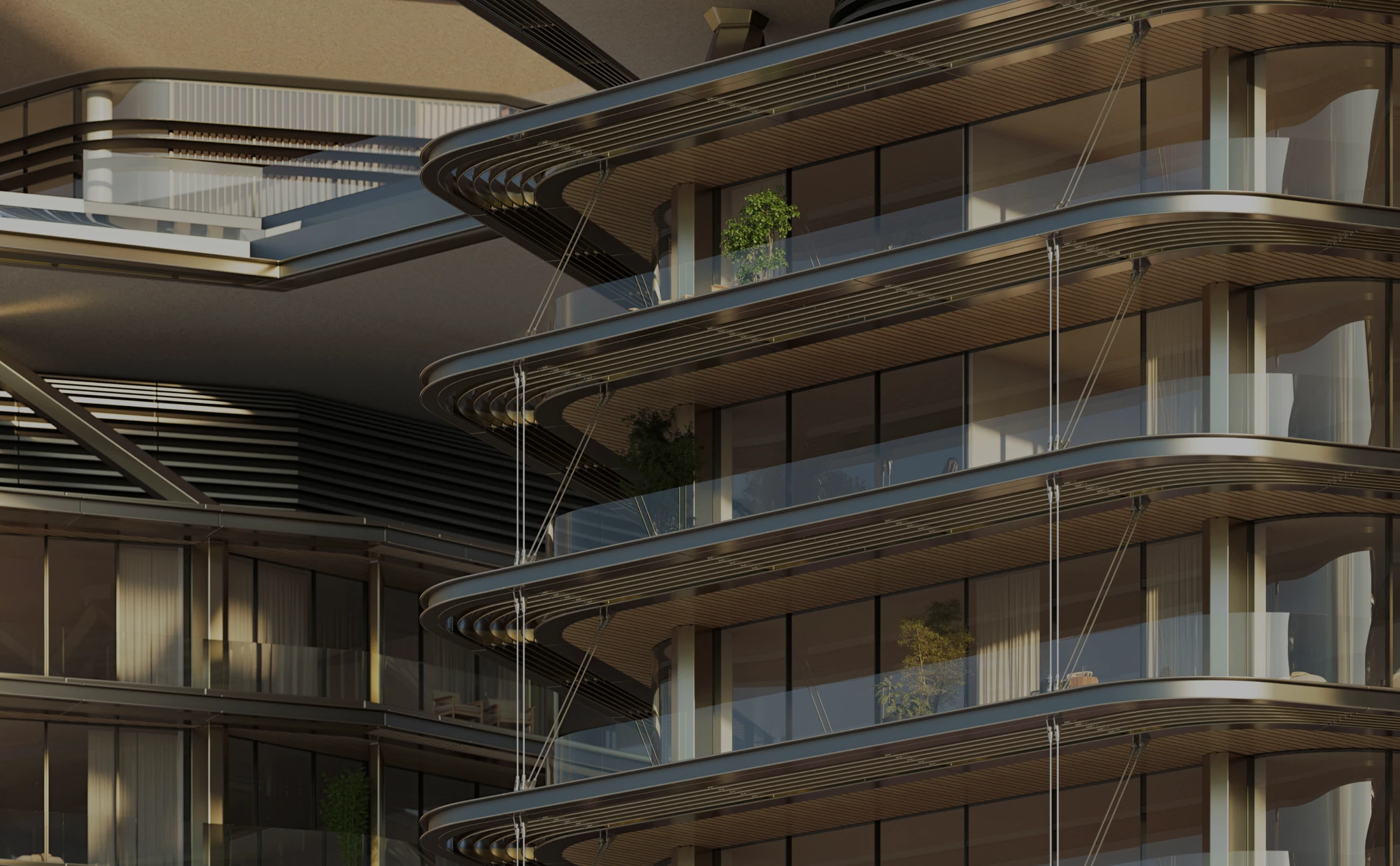 Peninsula Dubai Residences — vue architecturale officielle