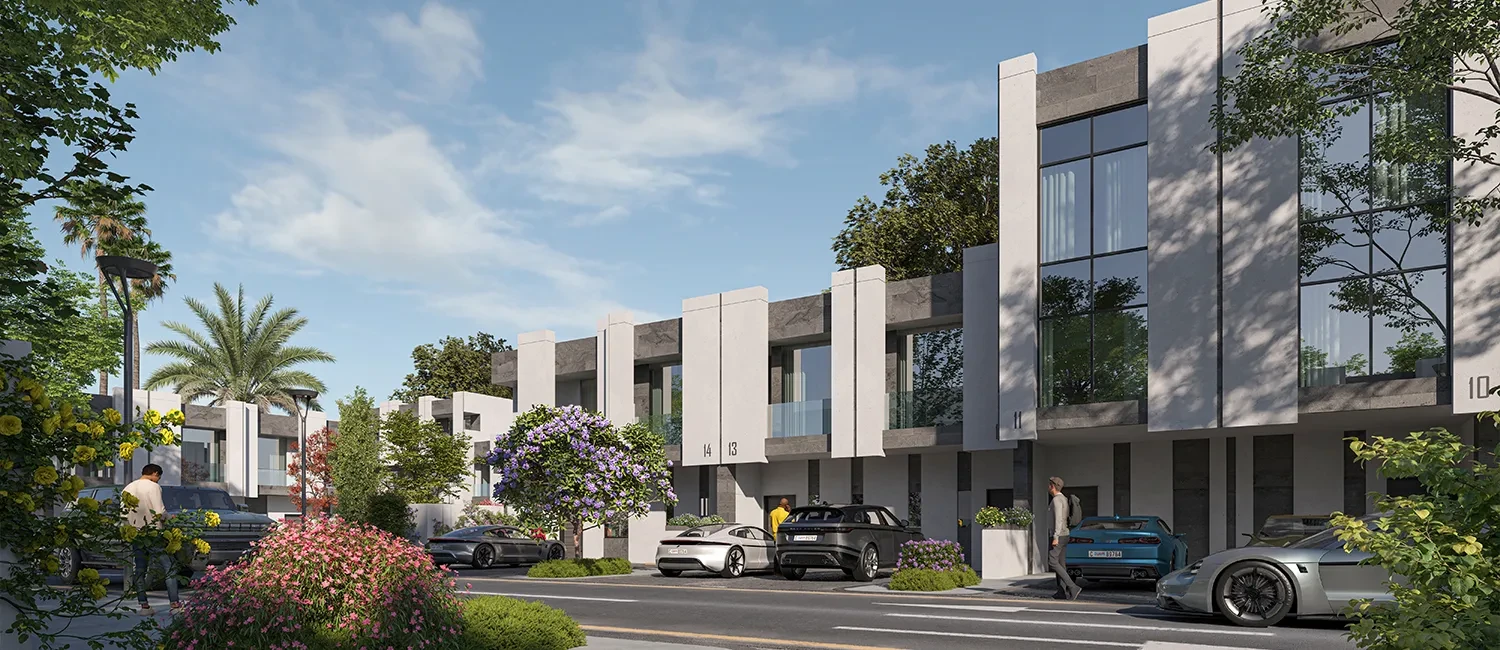 Reportage Village Dubai — vue architecturale officielle