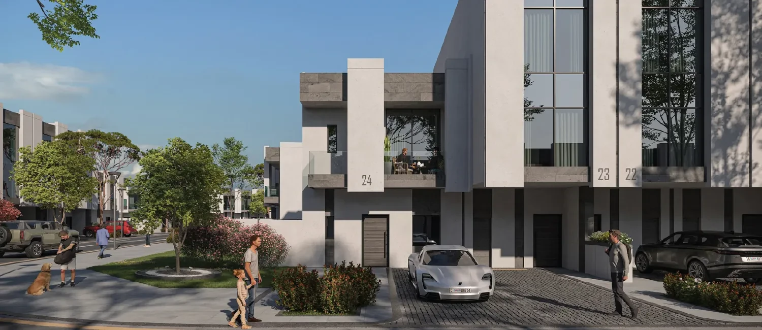 Reportage Village Dubai — vue architecturale officielle