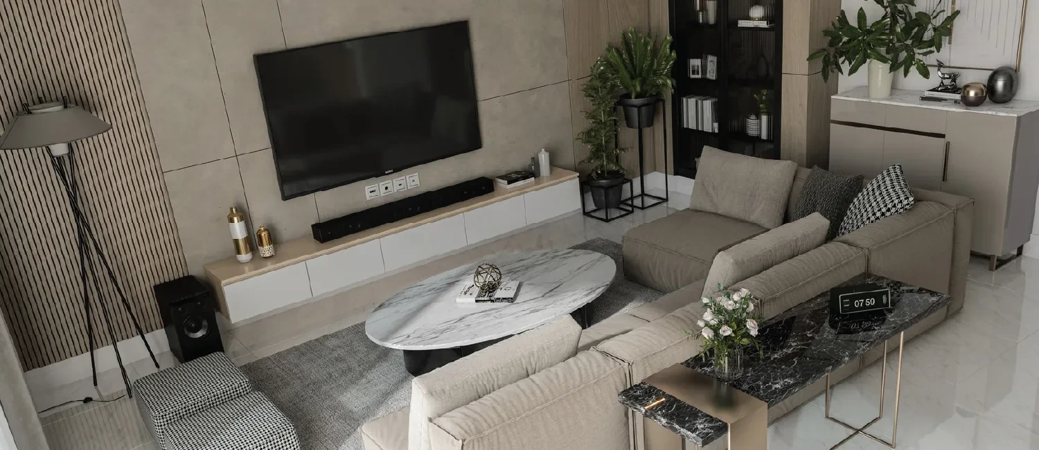 Reportage Village Dubai — vue architecturale officielle