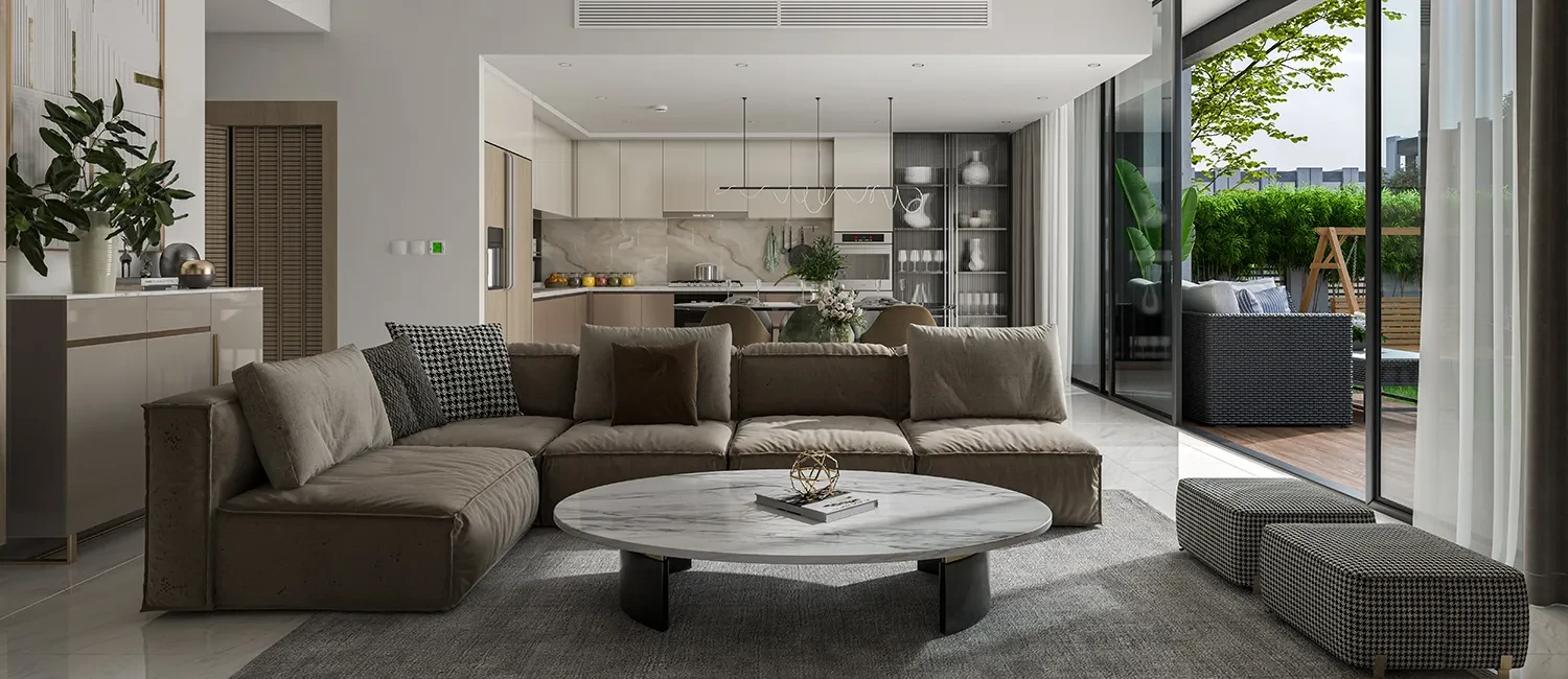 Reportage Village Dubai — vue architecturale officielle