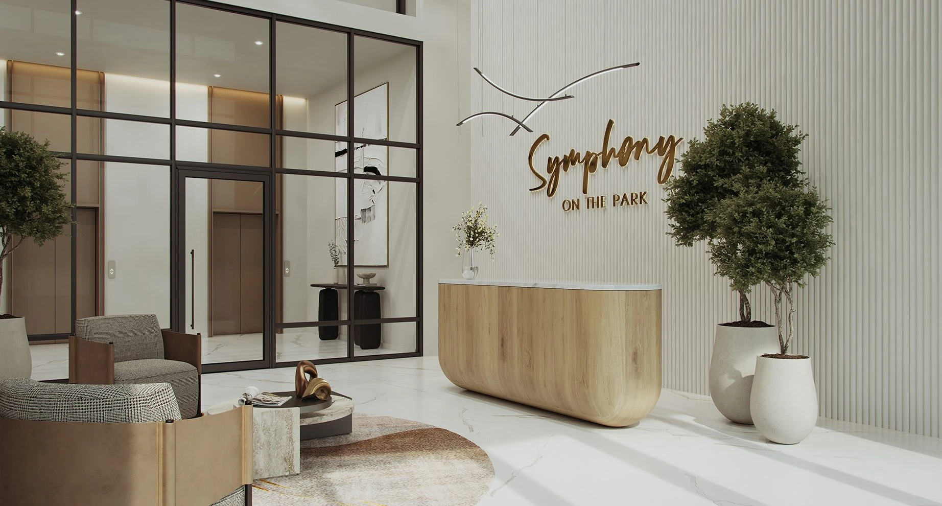 Symphony on the Park — vue architecturale officielle