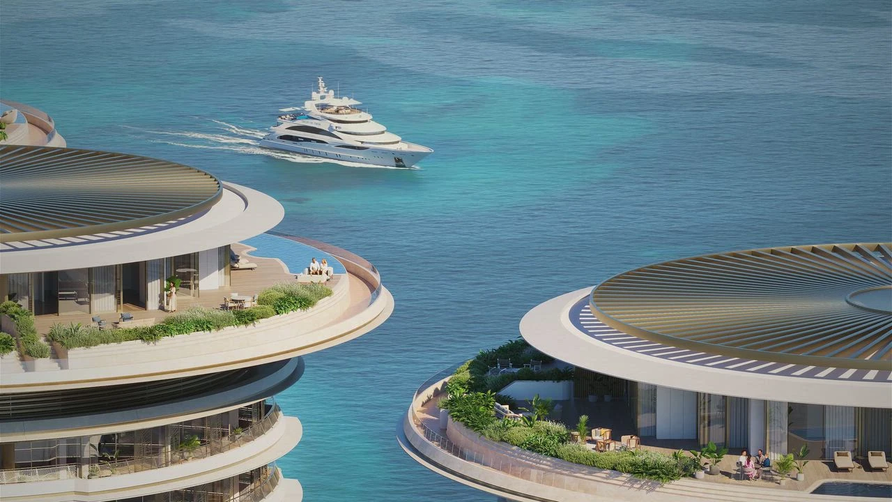 The Residences at The Dubai Beach EDITION — vue architecturale officielle