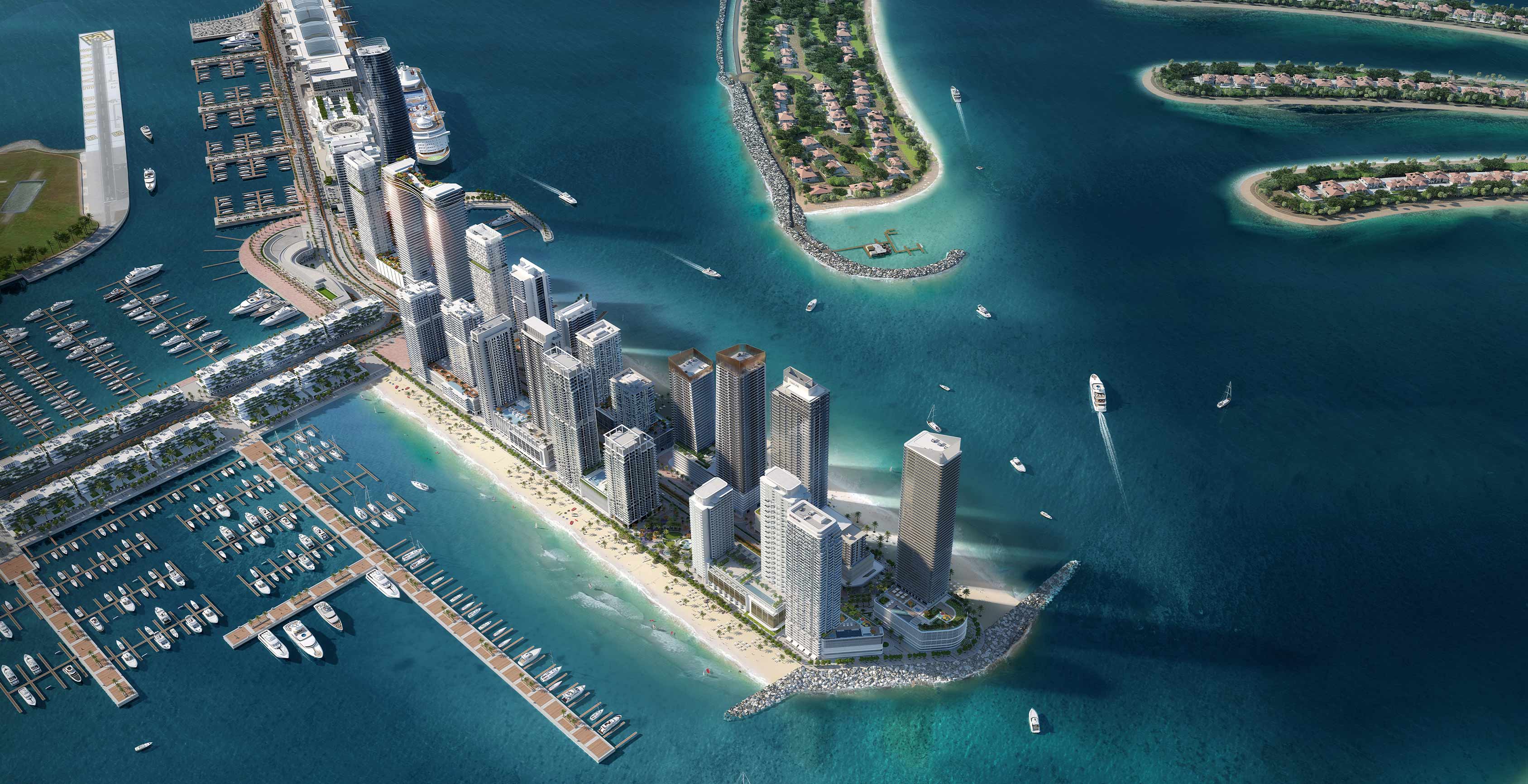 Beachgate by Address — proje görseli — Dubai Harbour / Emaar Beachfront bölgesinde