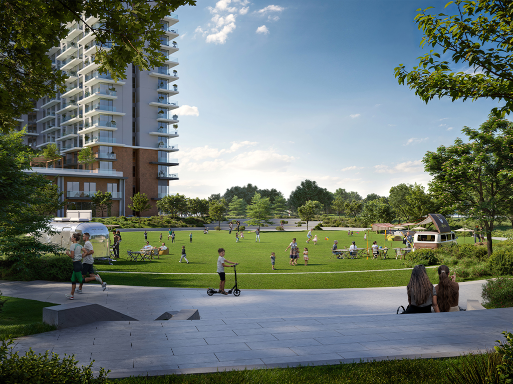 Vida Residences Hillside — architecture and surroundings, Emaar Properties