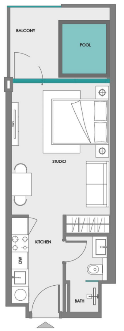SAMANA Boulevard Heights — exterior view in Dubai Land (Dubailand)