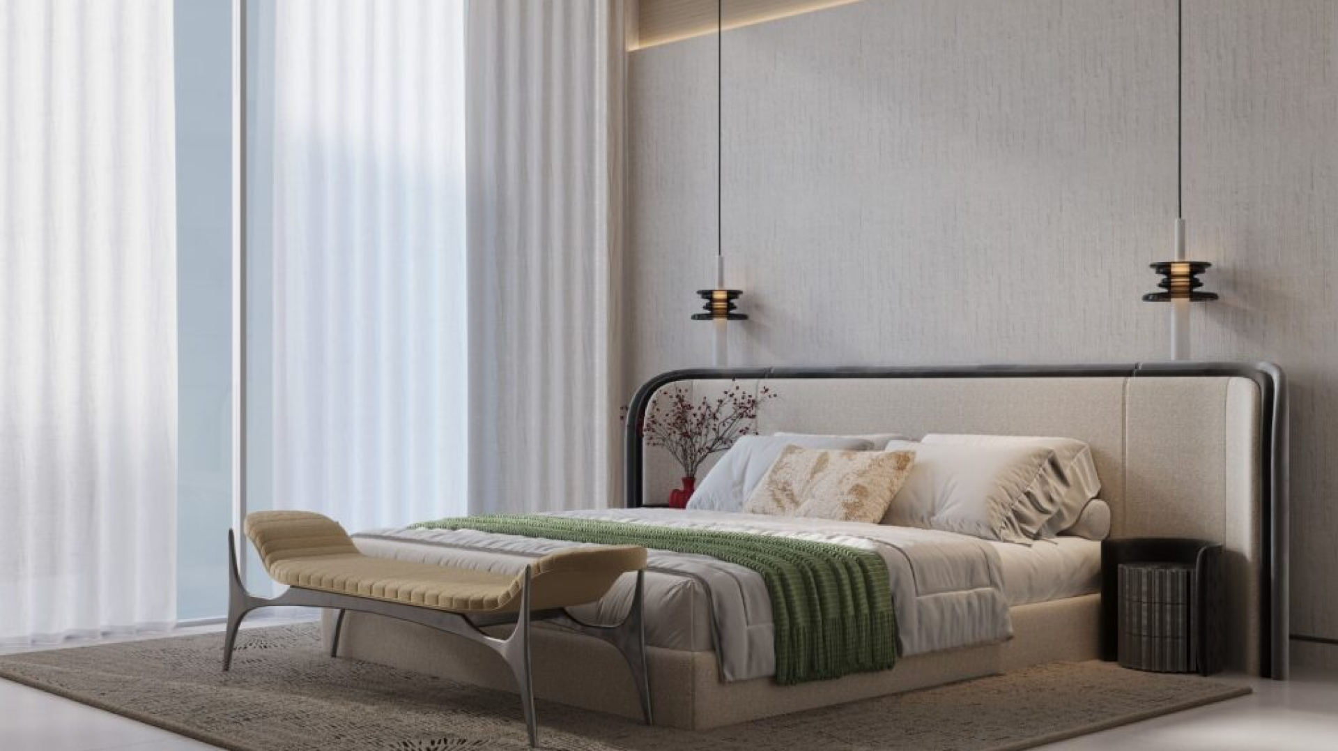 SAMANA Boulevard Heights — exterior view in Dubai Land (Dubailand)