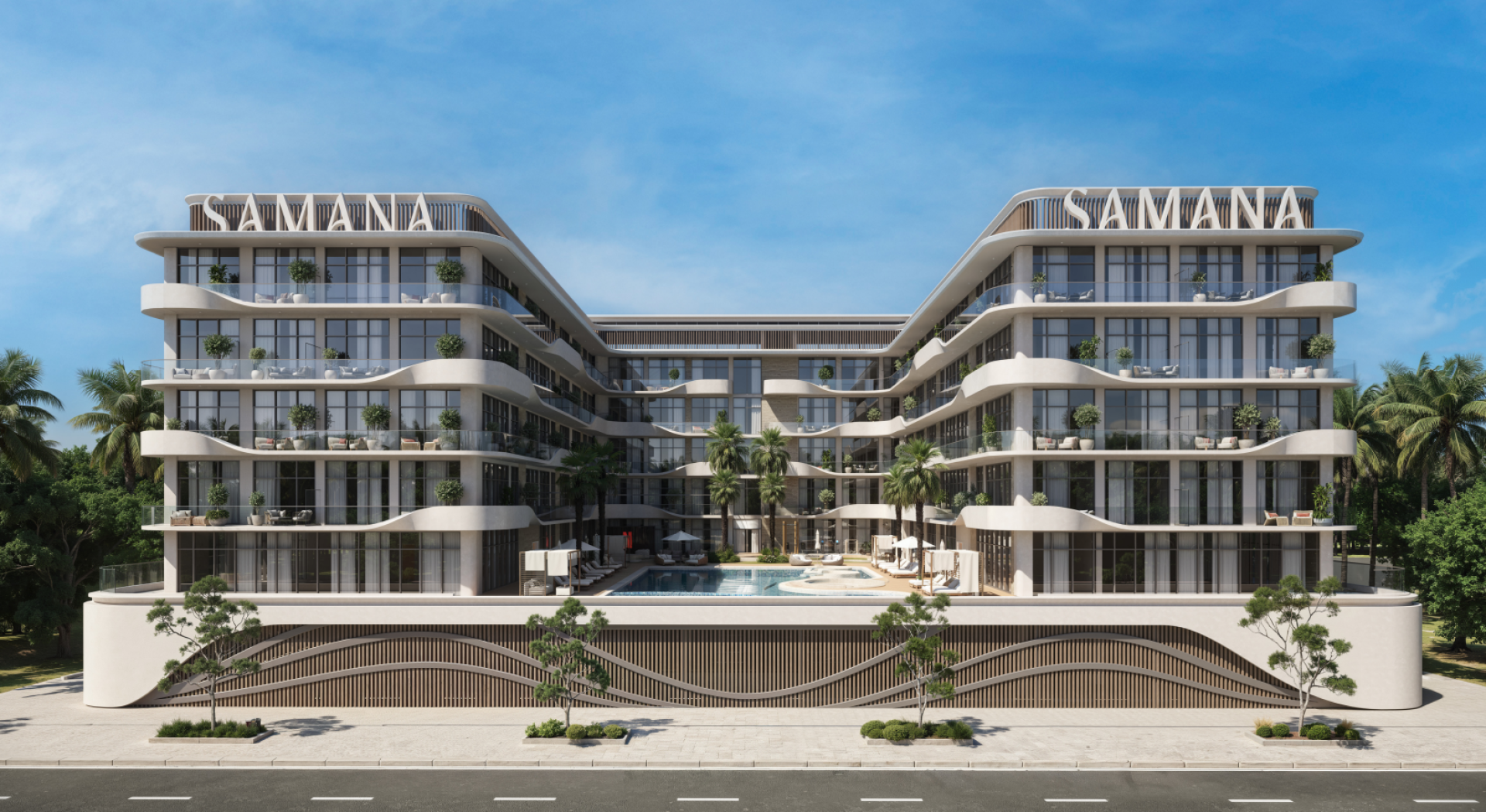 SAMANA Hills South 3 — exterior view in Dubai South (DWC)