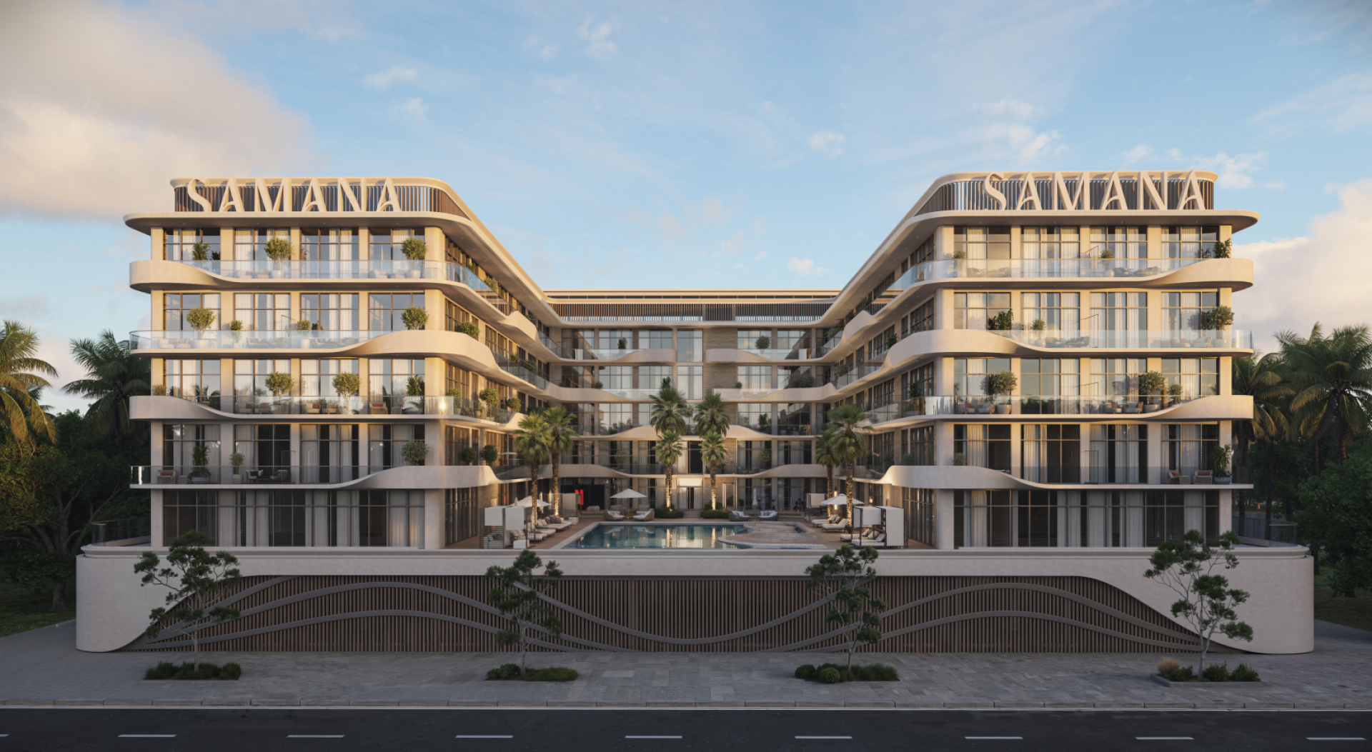 SAMANA Hills South 3 — exterior view in Dubai South (DWC)