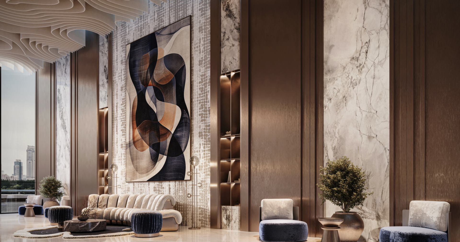 SAMANA Imperial Garden — exterior view in Arjan (Dubailand)