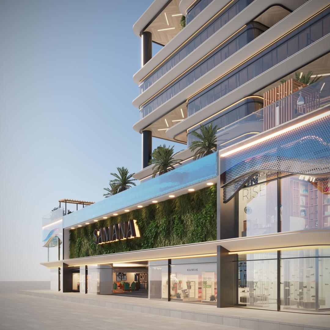 SAMANA Business Park — exterior view in Majan (Dubailand)
