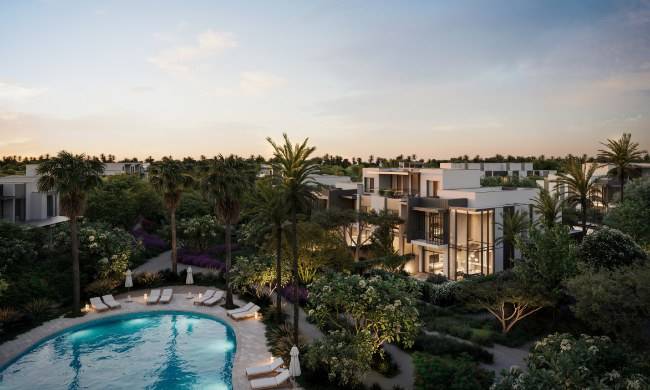 La Tilia at Villanova — exterior view in Dubai Land (Dubailand)