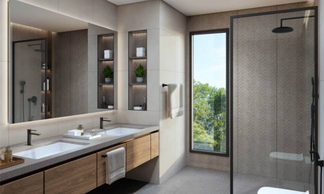 La Tilia at Villanova — exterior view in Dubai Land (Dubailand)