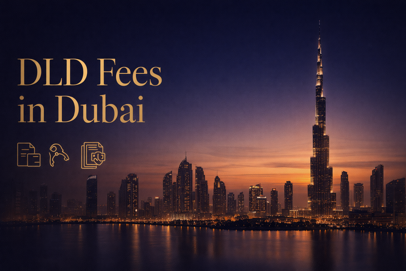 Frais DLD à Dubaï : guide complet (calcul 4%, Oqood, Trustee, Title Deed) + exemples