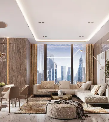 Burj Azizi Tower (Sheikh Zayed Road) — vue extérieure à DIFC