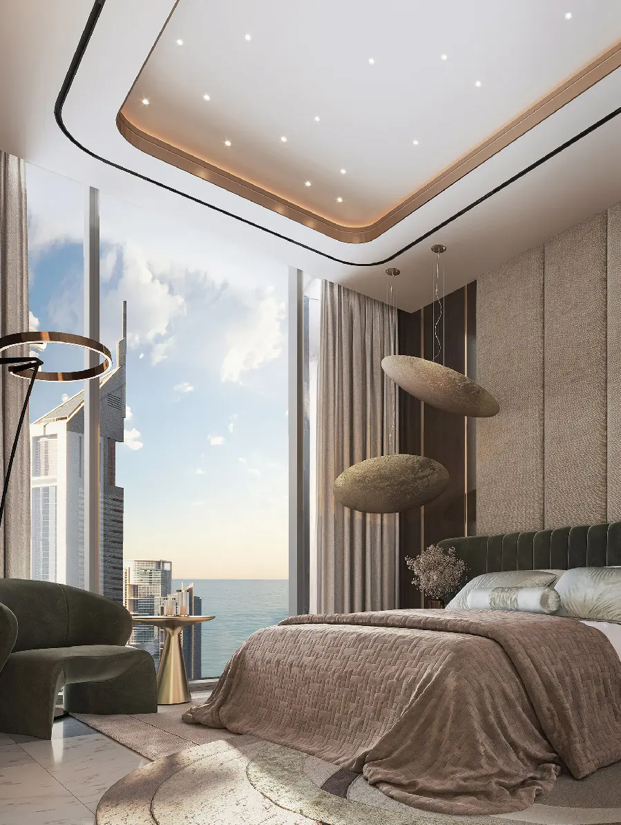 Burj Azizi Tower (Sheikh Zayed Road) — vue extérieure à DIFC