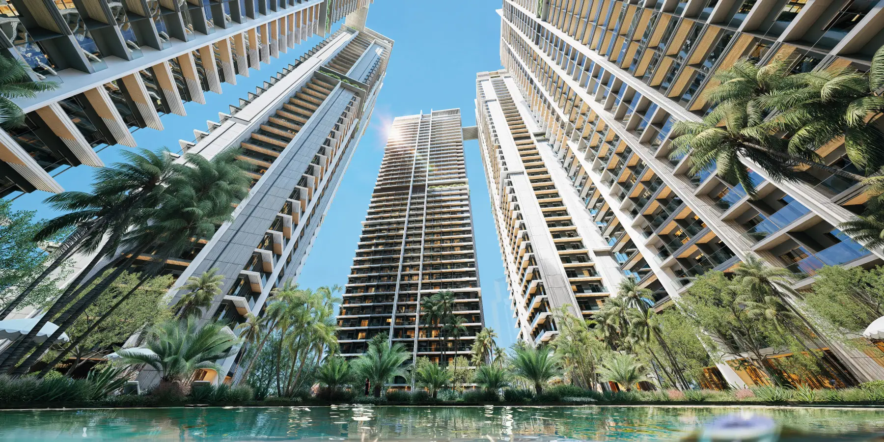 Milan Heights — exterior view in Dubai Land (Dubailand)