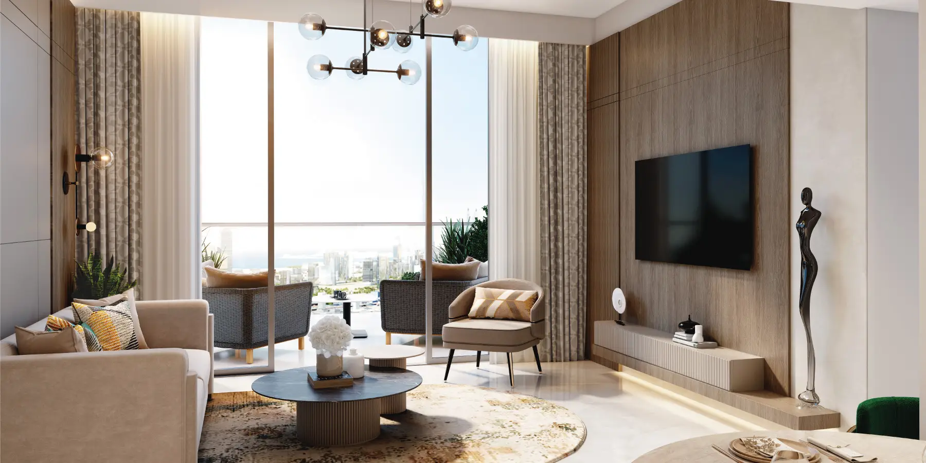 Milan Heights — exterior view in Dubai Land (Dubailand)