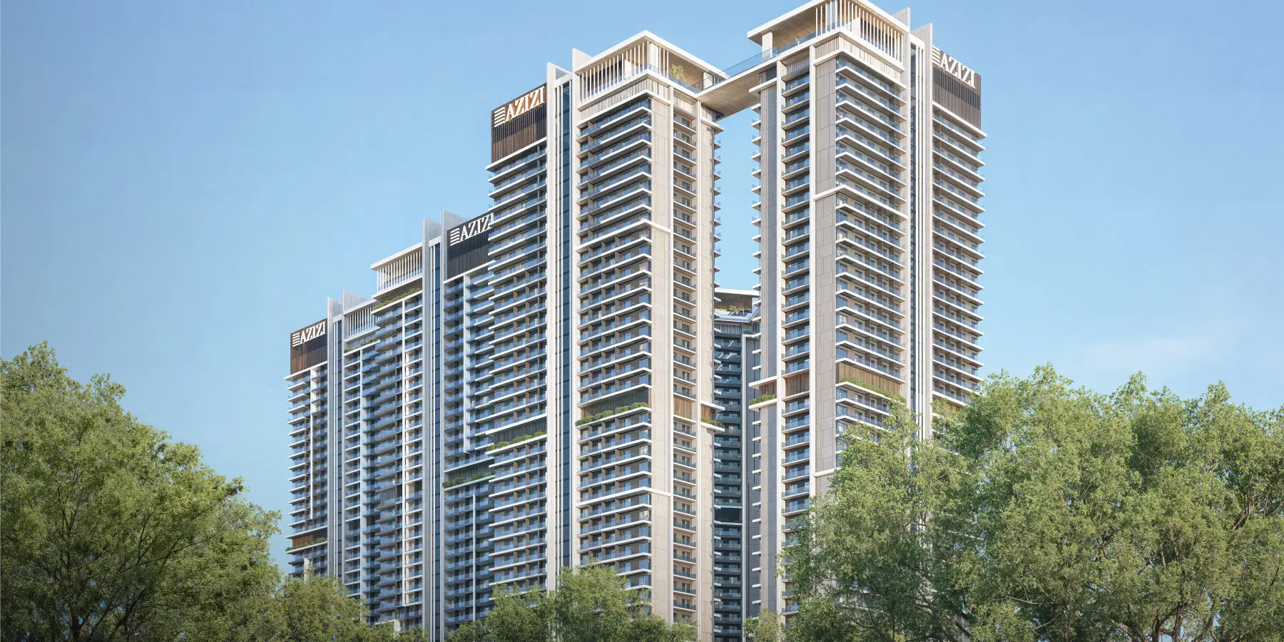 Milan Heights — exterior view in Dubai Land (Dubailand)