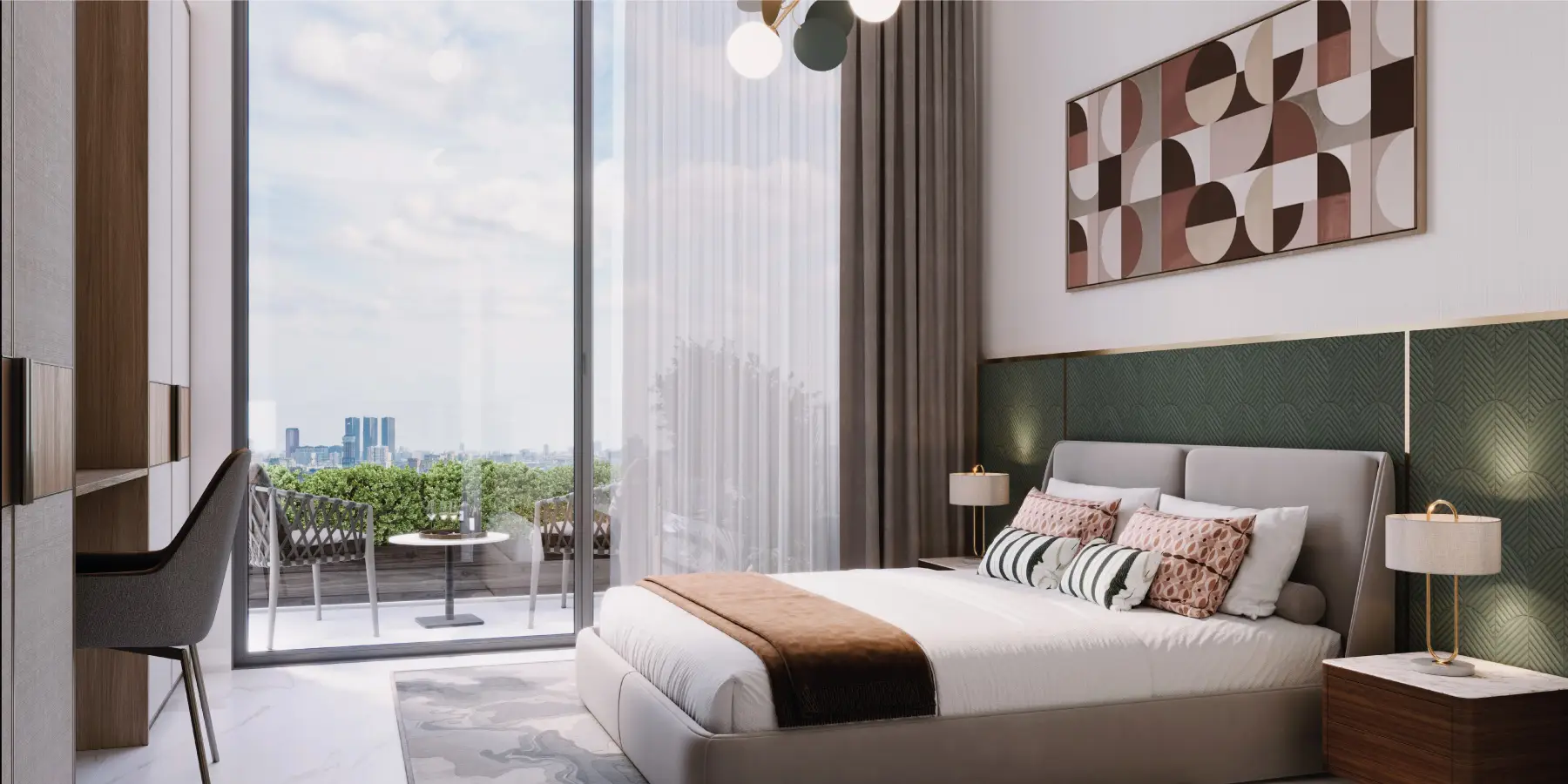 Milan Heights — exterior view in Dubai Land (Dubailand)