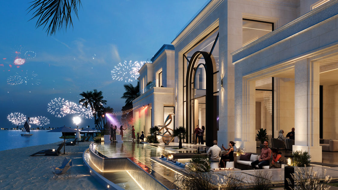 Monaco Mansions — vue extérieure à Azizi Venice