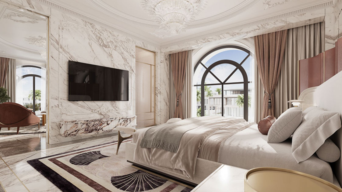 Monaco Mansions — vue extérieure à Azizi Venice