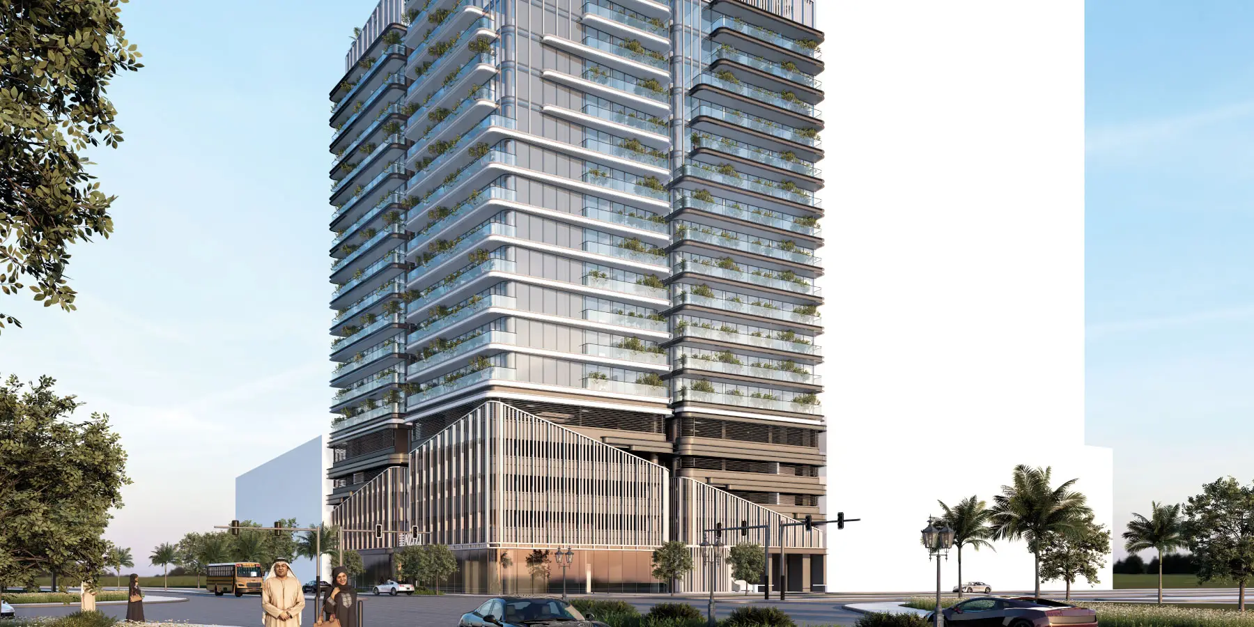 Azizi Ruby — exterior view in Jumeirah Village Circle (JVC)