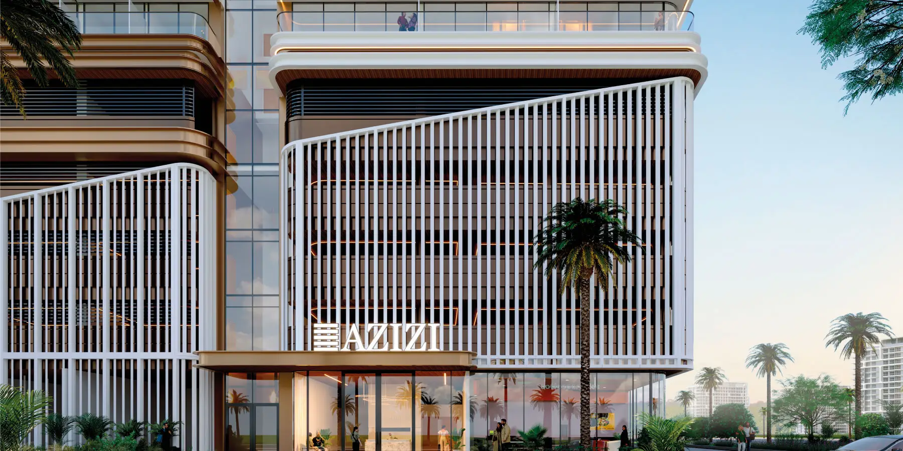 Azizi Ruby — exterior view in Jumeirah Village Circle (JVC)