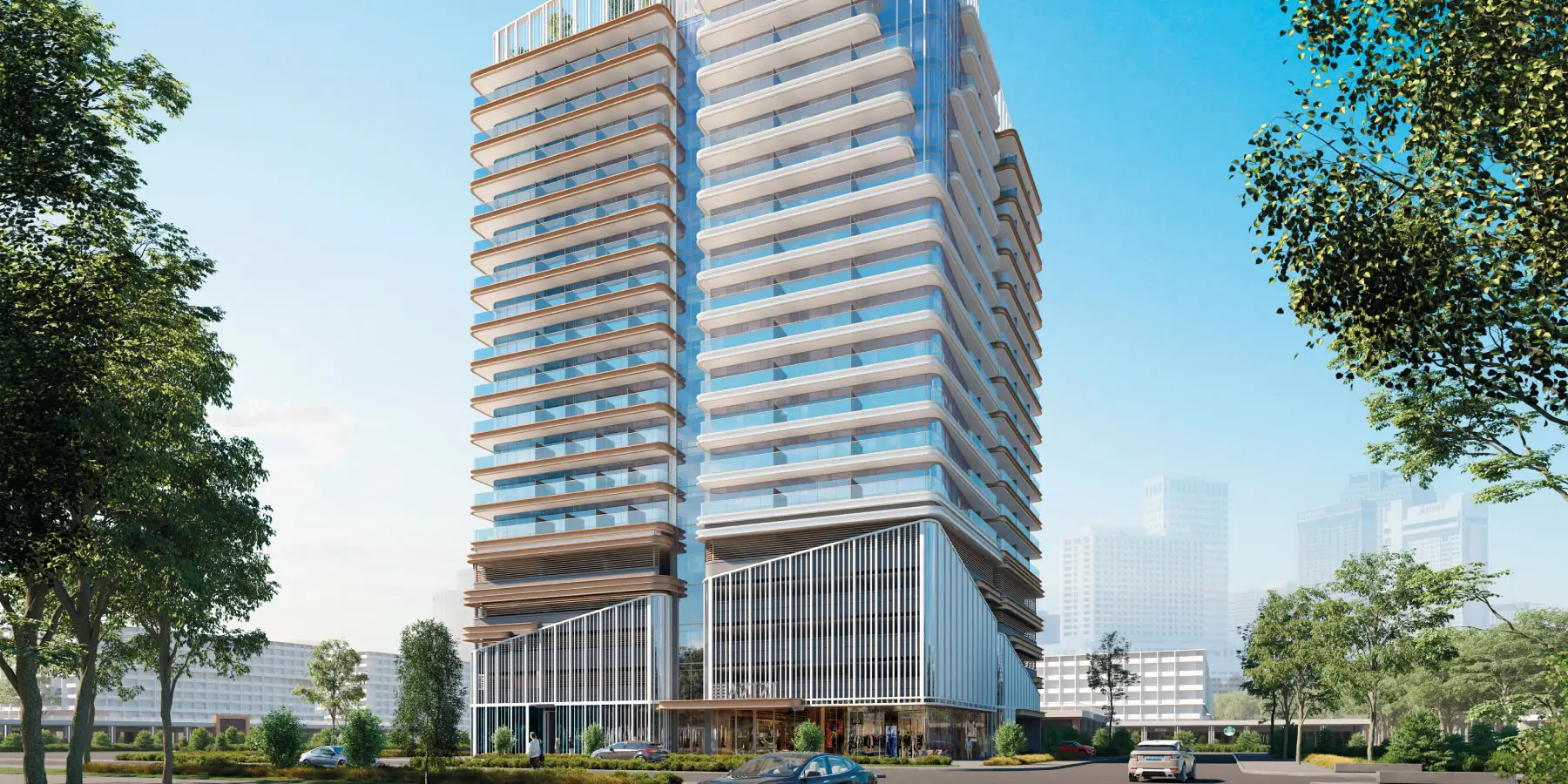 Azizi Ruby — exterior view in Jumeirah Village Circle (JVC)