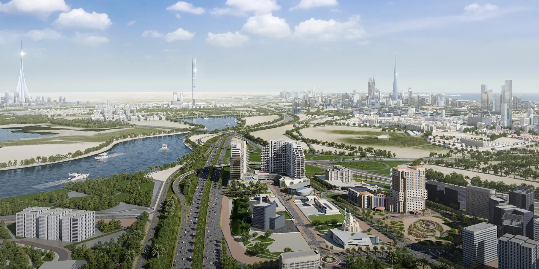 Creek Views 4 — exterior view in Al Jaddaf