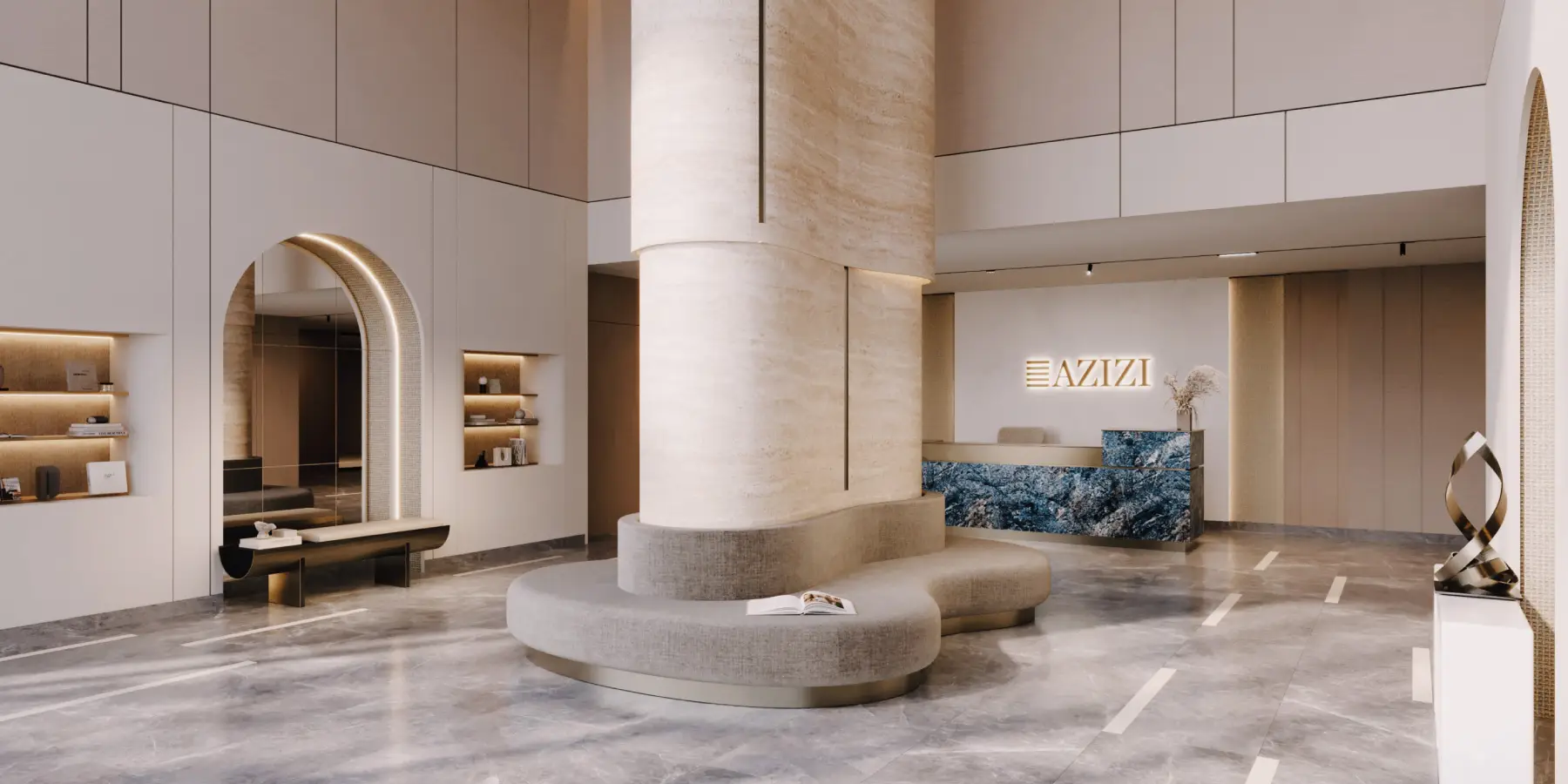 Azizi David — exterior view in Al Jaddaf