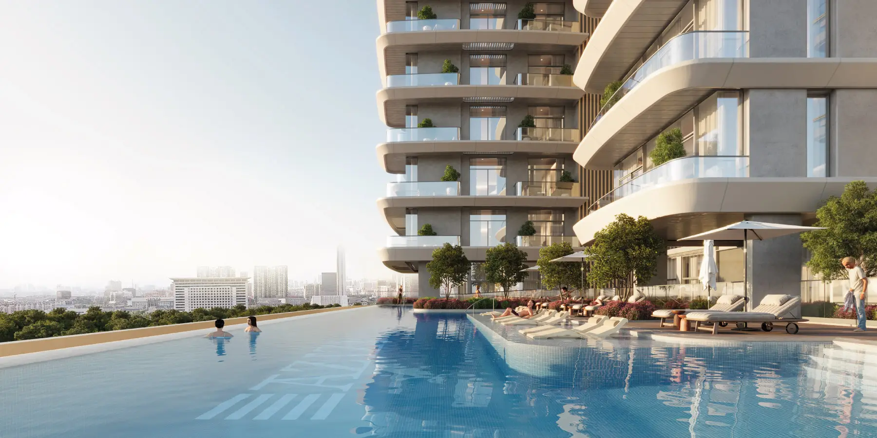 Azizi David — exterior view in Al Jaddaf