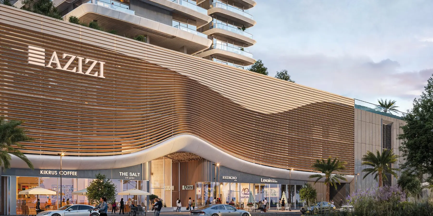 Azizi David — exterior view in Al Jaddaf