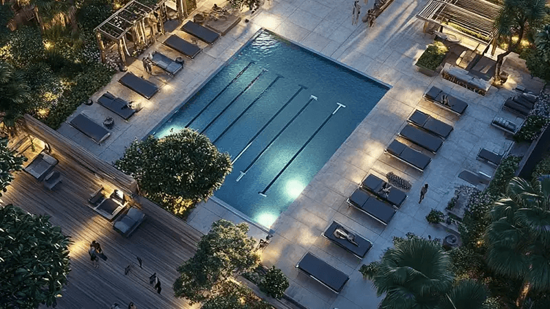 Chelsea Residences by DAMAC — vue extérieure à Dubai Maritime City